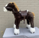 Deluxe Ride-On Animated Clydesdale Horse Toy Playing Lone Ranger Theme Magic Cars 0