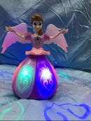 Dancing Angel Doll Robot Toy with Music, Lighting, and Rotating Features for Girls Magic Cars 6