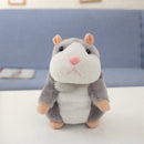 Interactive Nodding Hamster Plush Toy with Sound Repetition