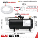 12V 150 PSI Air Compressor Pump with 3-Liter 0.8 Gallon Tank for Trailers Magic Cars 4