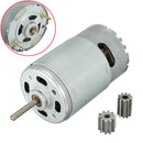 12V DC RS550 Motor 30000 RPM with 10 Teeth Gearbox for RC Electric Ride-On Cars Magic Cars 1