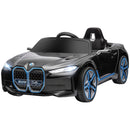 12V Battery-Powered Electric Ride-On Car for Kids with 2.4G Parental Remote - Black