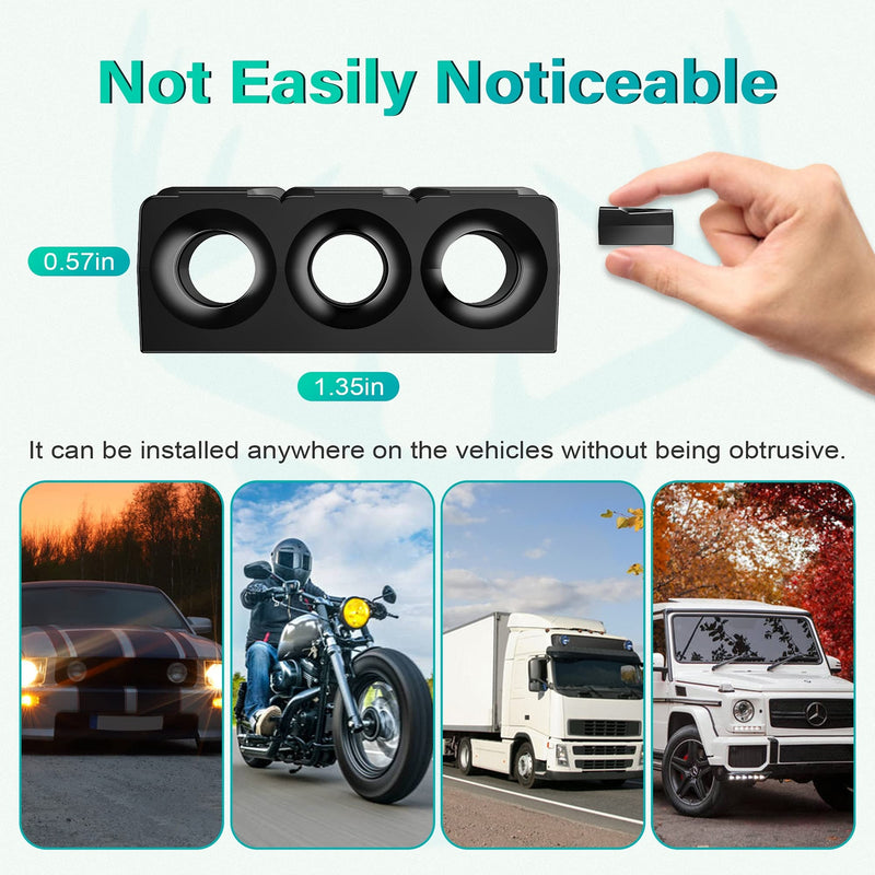 Deer Whistles for Cars and Motorcycles 4-Pack Patented Safety Device Magic Cars 2