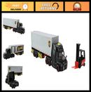 Adventure Rig Toy with Lights & Sounds, Forklift, Cargo Containers, Opening Doors Magic Cars Variant 0