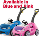 Deluxe Pink Toddler Ride-On Push Car with Safety Seat Belt and Quiet Wheels Magic Cars 8