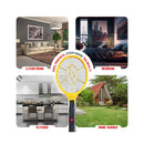 DEVOGUE® Battery-Powered Electric Fly Zapper Racket Magic Cars 6