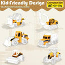 6-Piece Diecast Engineering Vehicle Playset for Kids Magic Cars 7