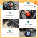 Kids Ride-On Excavator Truck with 6 Wheels and Detachable Trailer Toy Car Magic Cars 2