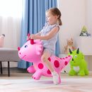Pink Triceratops Bouncy Hopper Toy for Kids Aged 2-5, Perfect for Indoor and Outdoor Fun Magic Cars 2