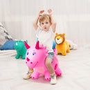 Pink Triceratops Bouncy Hopper Toy for Kids Aged 2-5, Perfect for Indoor and Outdoor Fun Magic Cars 7