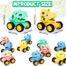 Dinosaur-Themed Pull Back Car Collection for Children Aged 4-8 Magic Cars 2