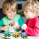 Dinosaur-Themed Pull Back Car Collection for Children Aged 4-8 Magic Cars 3