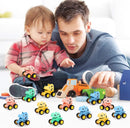 Dinosaur-Themed Pull Back Car Collection for Children Aged 4-8 Magic Cars 4