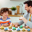 Dinosaur-Themed Pull Back Car Collection for Children Aged 4-8 Magic Cars 9