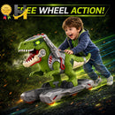 Dinosaur Push & Ride Electric Toy Scooter Magic Cars 3