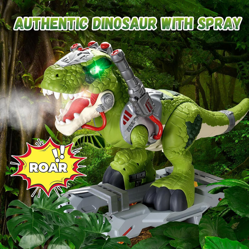 Electric Dinosaur Ride-On Car for Toddlers with Music and LED Lights Magic Cars 1