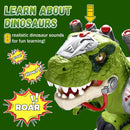 Electric Dinosaur Ride-On Car for Toddlers with Music and LED Lights Magic Cars 2
