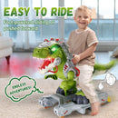 Electric Dinosaur Ride-On Car for Toddlers with Music and LED Lights Magic Cars 6