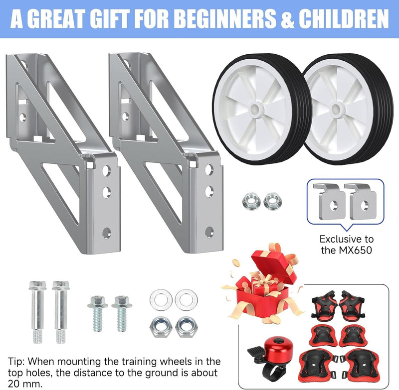 Training Wheels for Dirt Bikes Compatible with Razor MX350 MX400 MX500 MX650 Electric Models Magic Cars 5