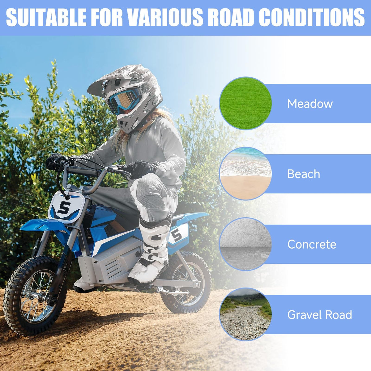 Dirt Bike Training Wheels Compatible with Razor MX350 MX400 MX500 MX65