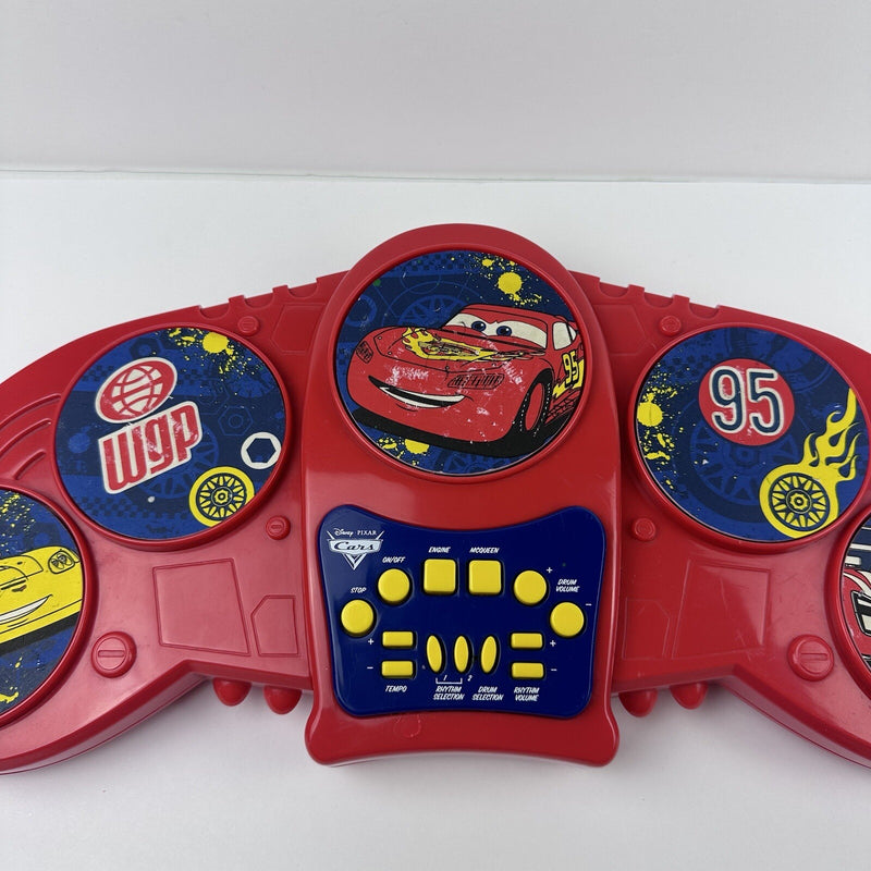 Electric Lightning McQueen Toddler Drum Toy with Sounds and Music Magic Cars 3