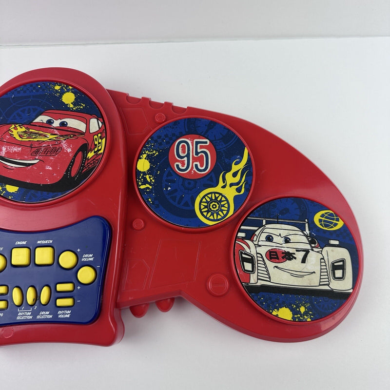 Electric Lightning McQueen Toddler Drum Toy with Sounds and Music Magic Cars 5