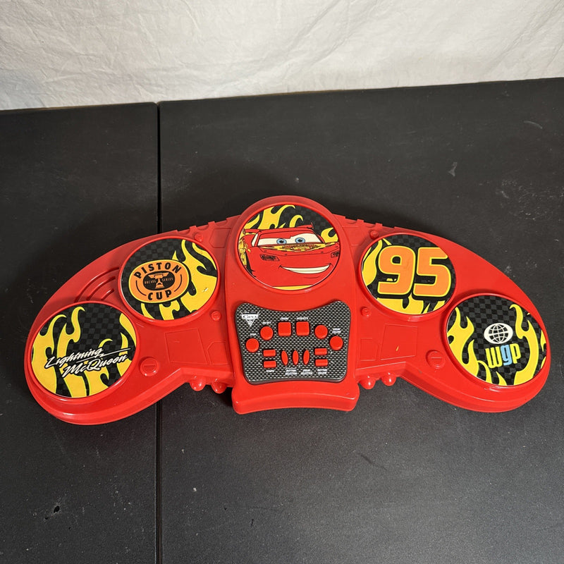 Electric Lightning McQueen Toddler Drum Toy with Sound Effects Magic Cars 0