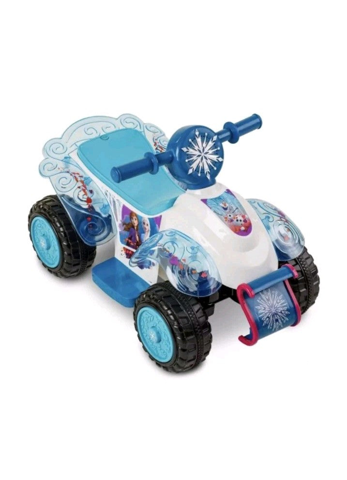 Frozen 2 Kid's 6V Quad Ride-On Toy with 4 Wheels for Toddlers