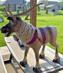 Frozen 2 Sven 3-Foot Ride-On Reindeer Toy with Sounds and Playdate Size Magic Cars 1