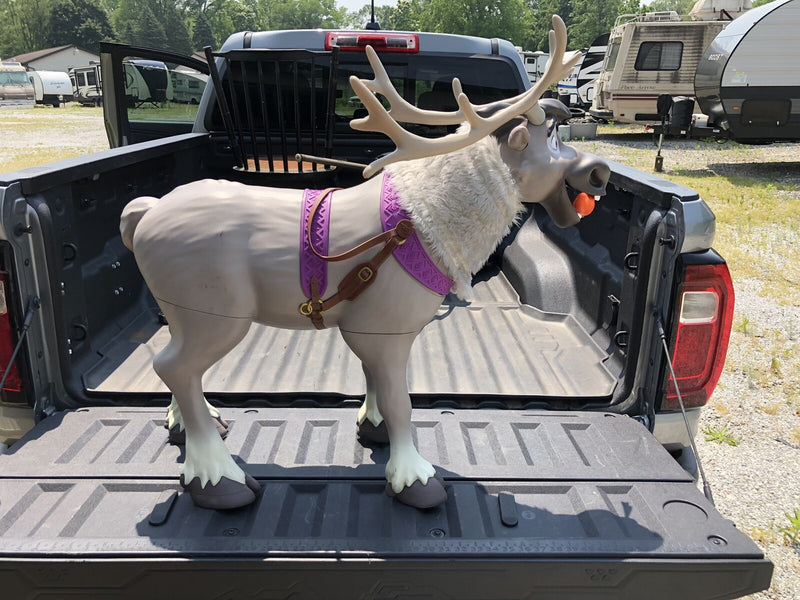 Frozen 2 My Size Playdate Sven Reindeer Ride-On Toy with Sounds and Carrot Accessory Magic Cars 1