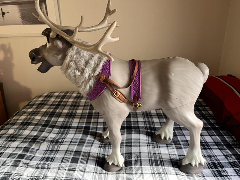 Frozen 2 Playdate Sven Reindeer Ride-On Toy with Sounds Magic Cars 1