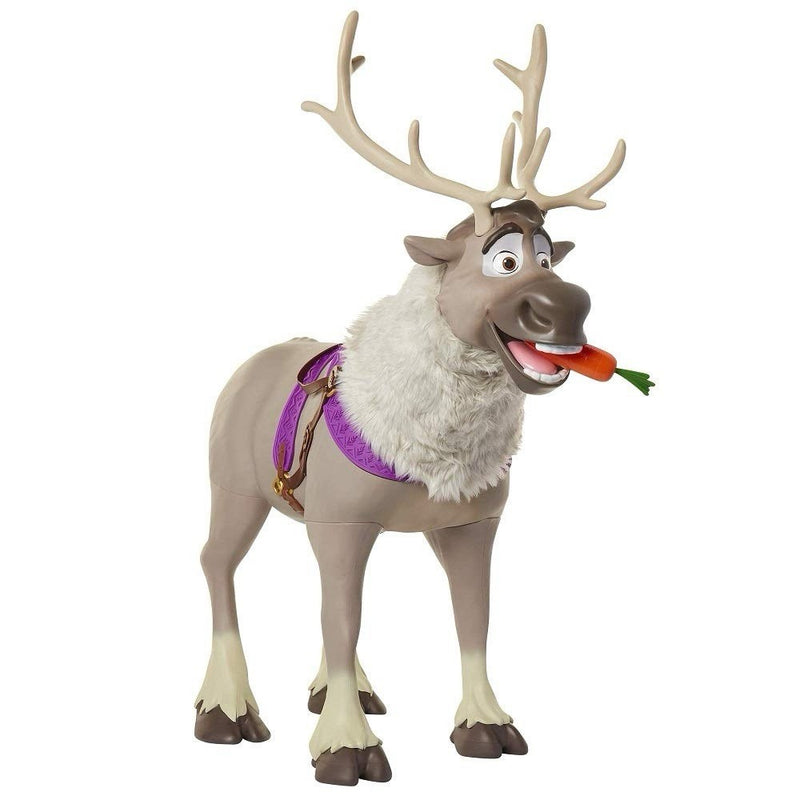 Frozen 2 Sven Ride-On Reindeer Toy with Sounds and Carrot Accessory for Kids Magic Cars 0