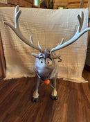 Frozen 2 Sven Ride-On Reindeer Toy with Sounds and Carrot Accessory for Kids Magic Cars 1