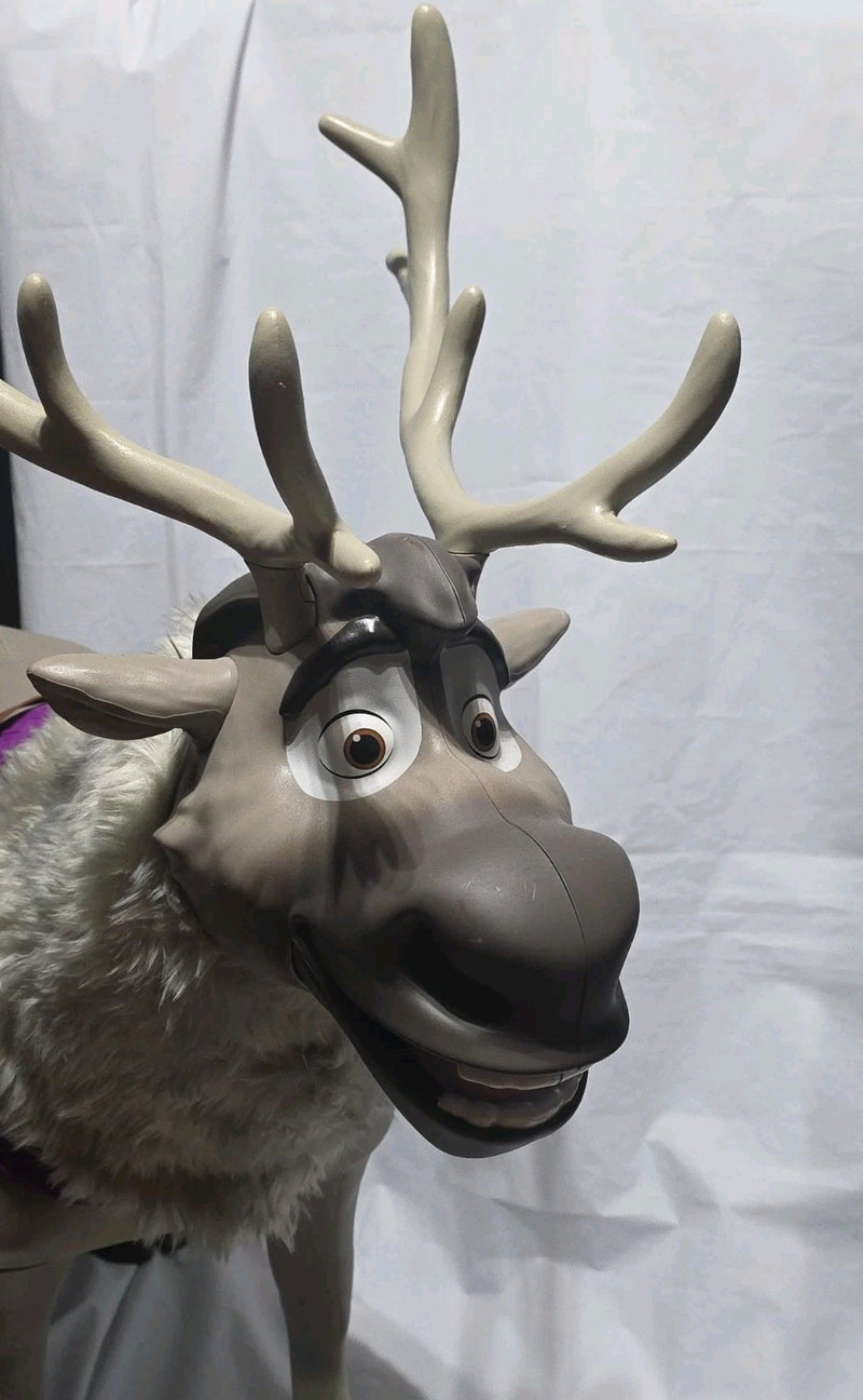 Frozen 2 Ride-On Sven Reindeer Toy with Sound Effects and Carrot Accessory Magic Cars 6
