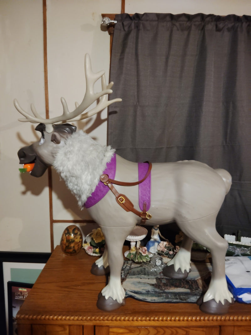 Frozen 2 Sven Ride-On Reindeer Toy with Sounds and Life-Size Design Magic Cars 1