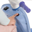 6V Battery-Powered Electric Ice Cream Cart Toy for Ages 3-7, Blue with Frozen Theme Magic Cars 8