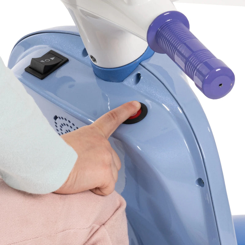 Battery-Powered 6V Electric Ice Cream Cart Toy for Ages 3-7, Blue Magic Cars 1