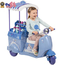 Frozen 6V Battery-Powered Ice Cream Cart Ride-On Toy Magic Cars 0