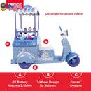 Frozen 6V Battery-Powered Ice Cream Cart Ride-On Toy Magic Cars 1