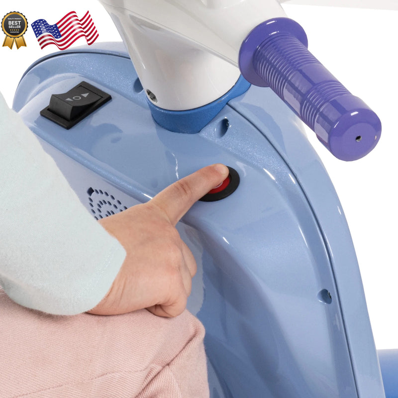 Frozen 6V Battery-Powered Ice Cream Cart Ride-On Toy Magic Cars 5