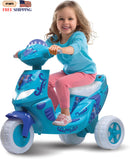 Disney Frozen 6 Volt Ride-On Scooter for Kids Ages 3-5, Max Weight 5... Magic Cars Variant 0