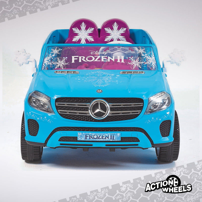 Frozen-themed 12V Mercedes GLS Electric Ride-On Car for Kids Ages 3 and Up Magic Cars 3