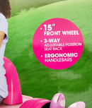 Junior Minnie Mouse 15-Inch Ride-On Cruiser for Ages 3-7 Magic Cars 1