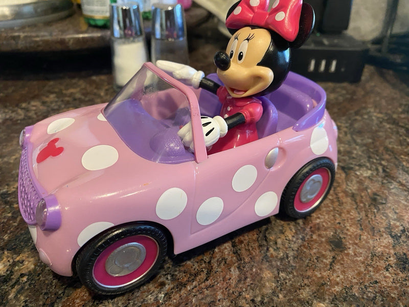 Junior Minnie Mouse Polka Dots Remote Control Roadster Car with Batteries Magic Cars 5