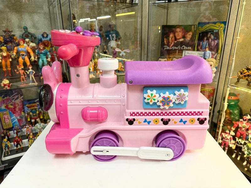 Junior Minnie Mouse Train Set with Tracks and 6-Volt Battery Magic Cars 3