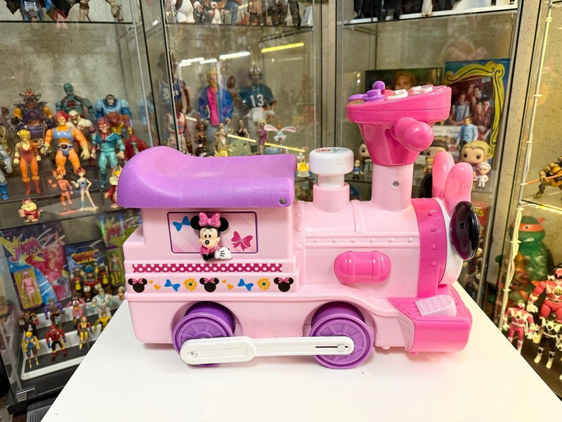 Junior Minnie Mouse Train Set with Tracks and 6-Volt Battery Magic Cars 7