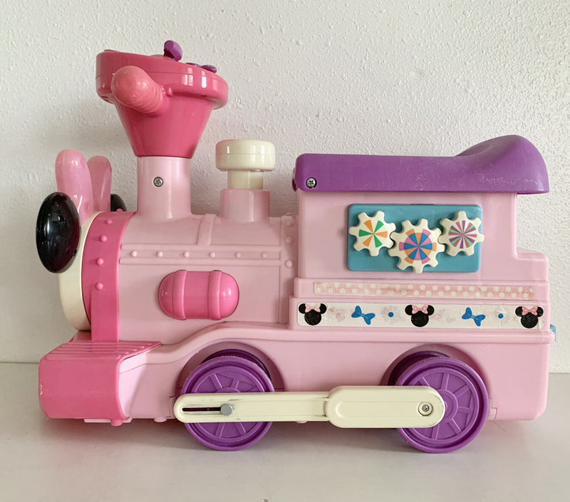 Junior Minnie Mouse Train Set with Tracks 6V Battery Powered (Charger Not Included) Magic Cars 12