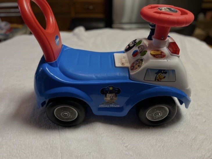 Mickey Mouse Police Car Ride-On Baby Walker Toy Magic Cars 0