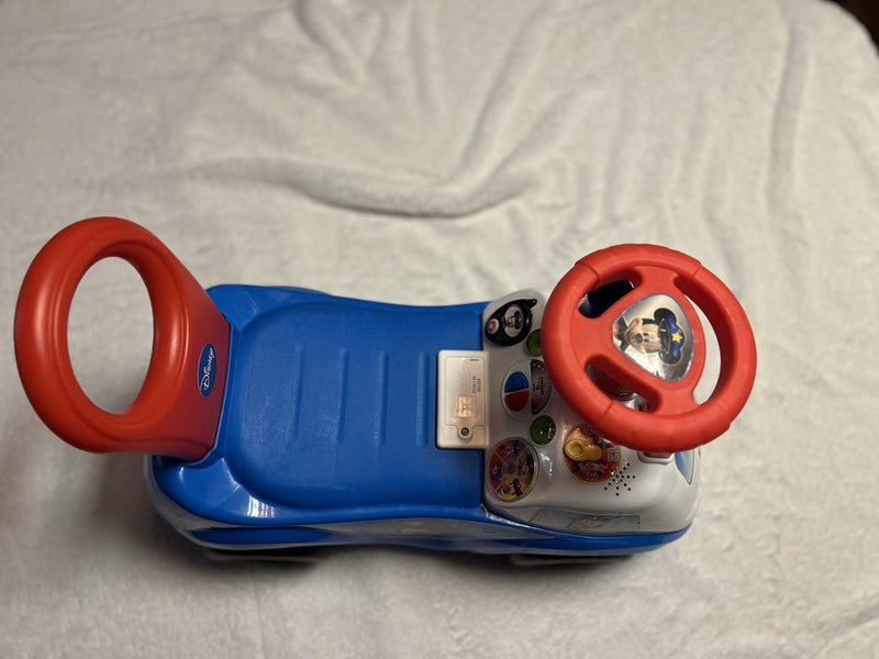 Mickey Mouse Police Car Ride-On Baby Walker Toy Magic Cars 8