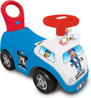 Mickey Mouse Police Car Ride-On Toy with Lights, Sounds, and Siren for Toddlers Magic Cars 3